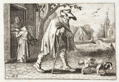 盲人，来自&39;Zinne工作的Emblemata&39;的插图由Johannes de Brune（1589-1658），Jan Jacobs Schipper，阿姆斯特丹，1661 作者 阿德里亚恩·彼得森·范德文纳